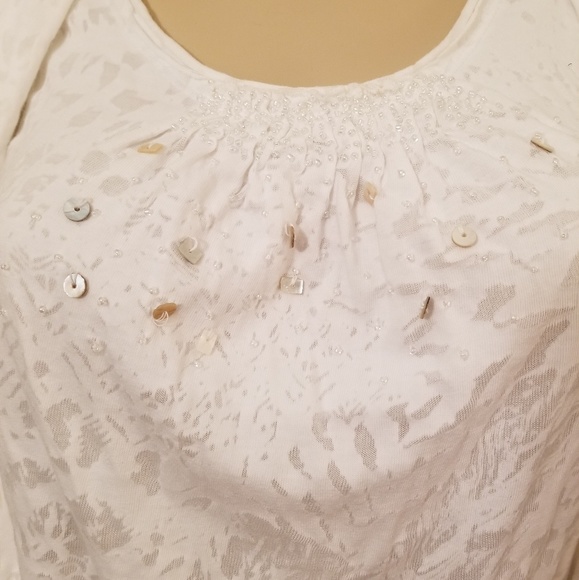 Chicos White Layered Look Top - Picture 2 of 8